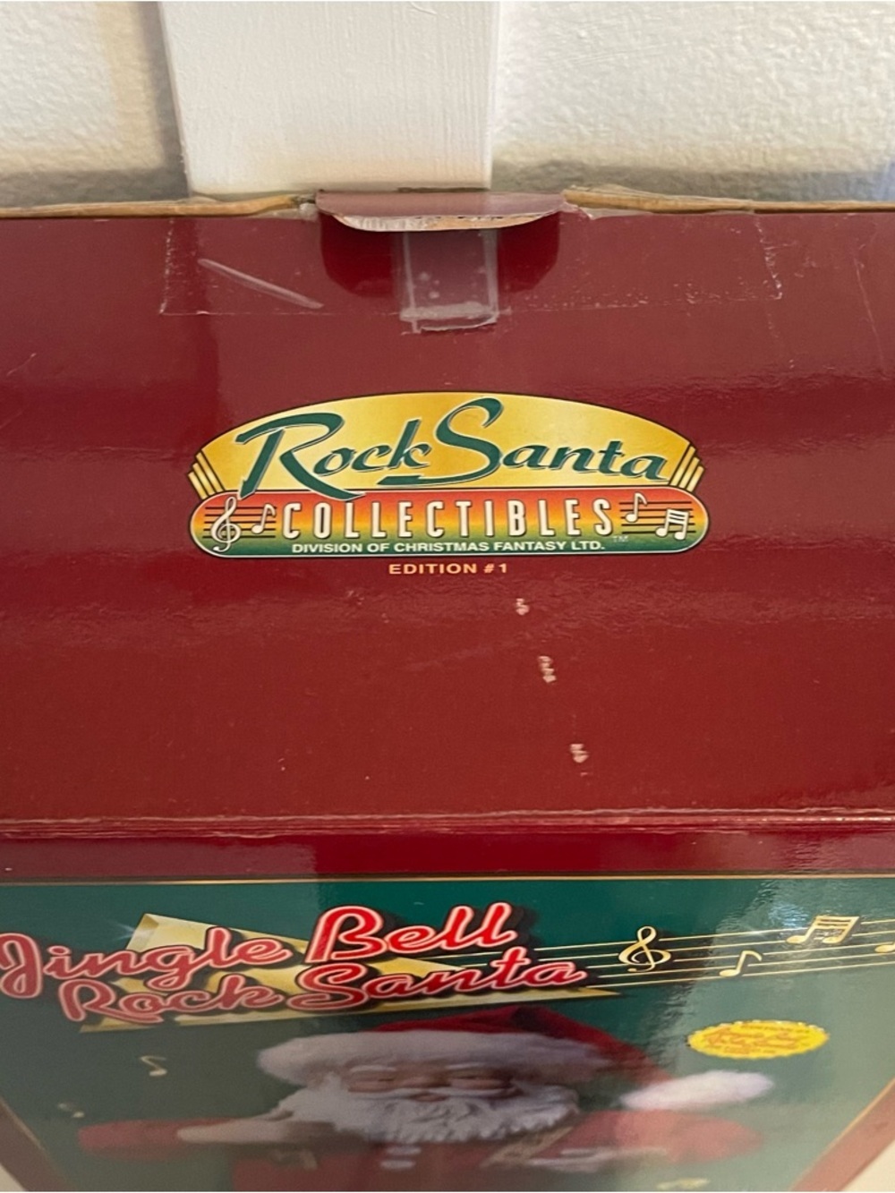 VTG Santa Claus Jingle Bell Rock 16" Singing Dancing 1998 Box Works 1st Edition - Picture 8 of 13